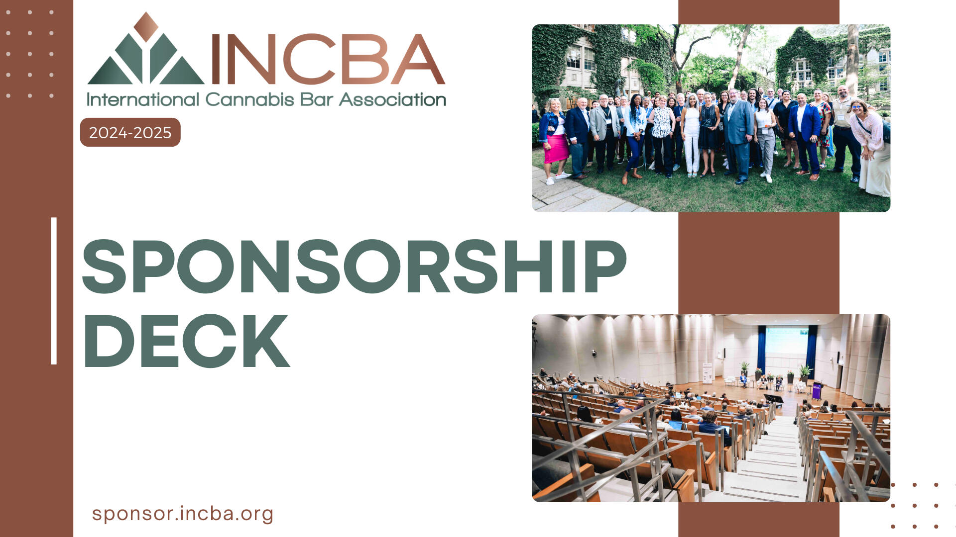 INCBA Sponsorship Deck Slide Show
